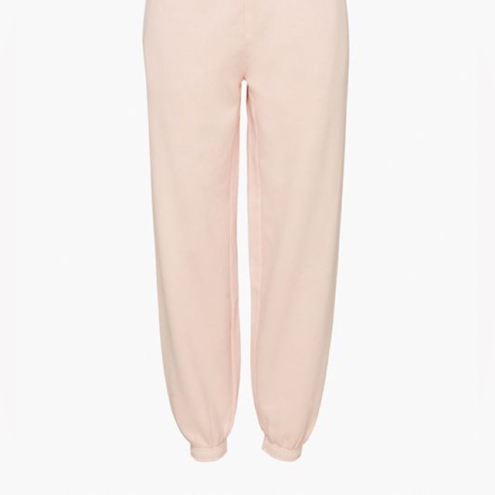 Aritzia mega sweatpants, shy pink, size small
